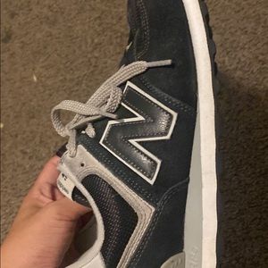New Balance Blue Navy and Grey Shoe